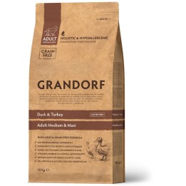GRANDORF Duck and Sweet Potato Adult Medium and Maxi 10 Kg száraz kutyatáp