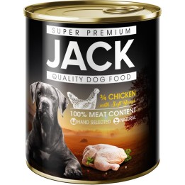 Jack konzerv 3/4 csirke 800 g kutya