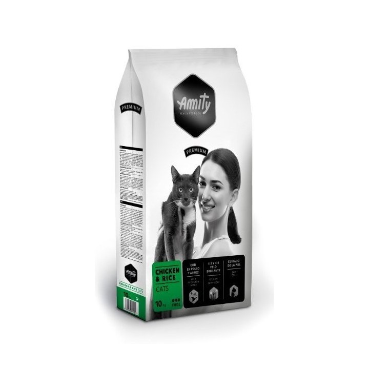 Amity Premium Cats Chicken-Rice 10 kg macskatáp