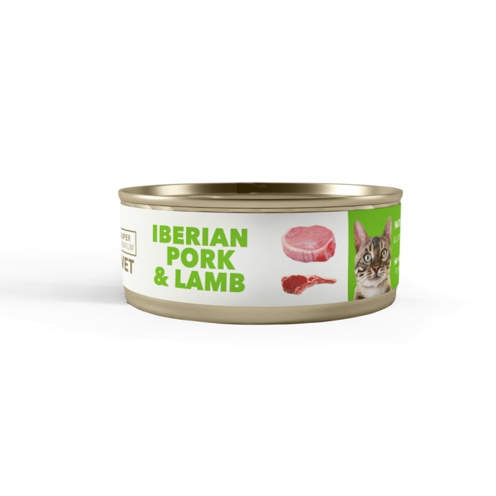 Amity Hypoallergen Iberian Pork-Lamb Macska Konzerv 95 g