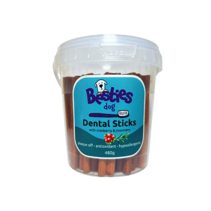 Besties Dental Sticks fogtisztító rudak 480 g