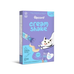 RECORD CREAM SHAKE Nedves Jutalomfalat Macskáknak Halas 7x12 g