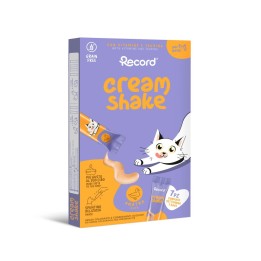 RECORD CREAM SHAKE Nedves Jutalomfalat Macskáknak Kacsás 7x12 g